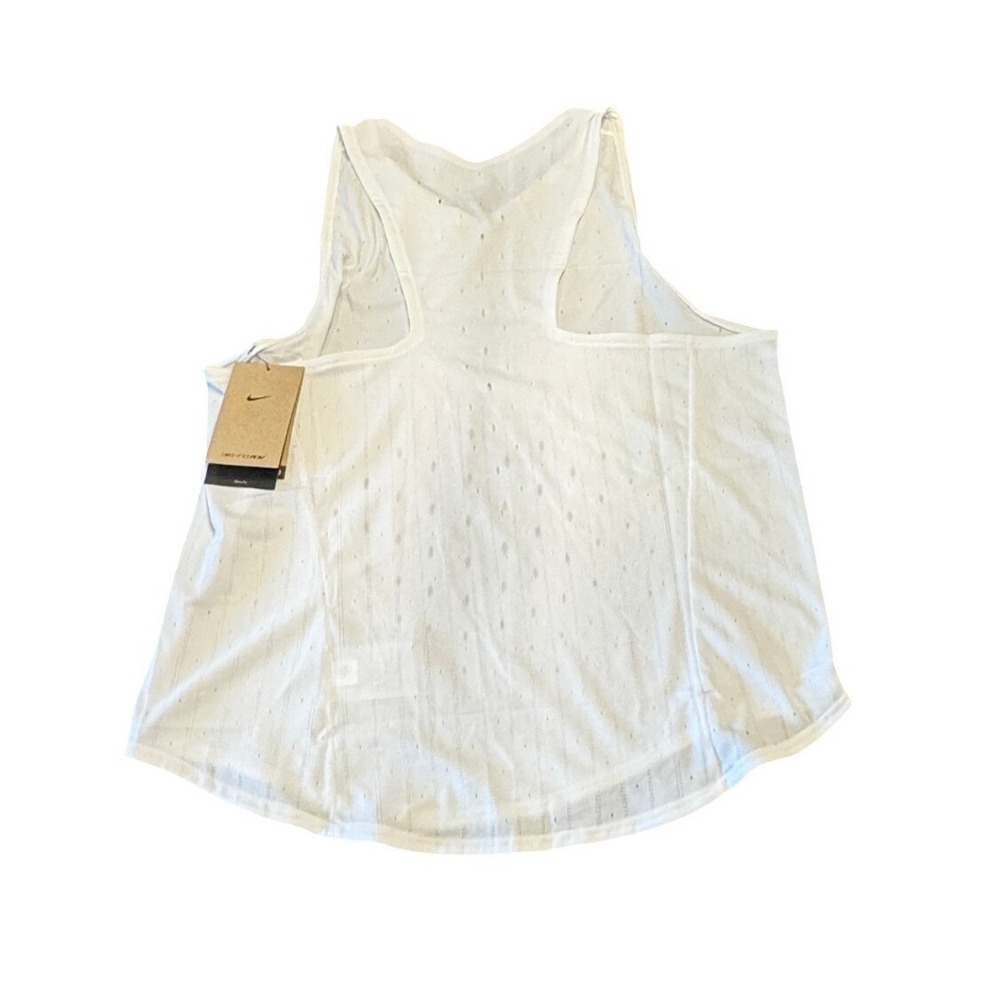 NWT Nike Dri-FIT ADV Womens Running Tank Top White Size L - Picture 2 of 4